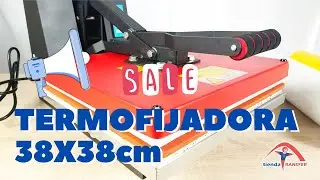Plancha Termofijadora 38x38 Tipo Caimán Para Estampar Camisetas, Carcasas|| COLOMBIA