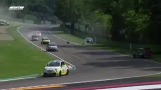 Trofeo Abarth 2016 at Imola, Big crash