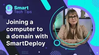 Joining a computer to a domain with SmartDeploy