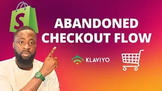 High Converting ''Abandoned checkout flow'' For Klaviyo & Shopify