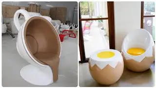 HOME DECOR UNIQUE CHAIR DESIGNS WITH AMAZING CURVES 2023 || STYLISH WOODEN CHAIR || CREATIVE CHAIRS