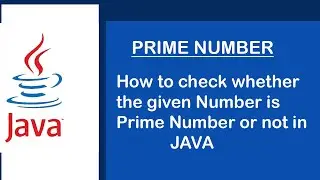 Program to Check Prime Number in Java