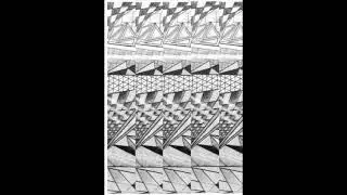Cutting patterns in strips using gimp