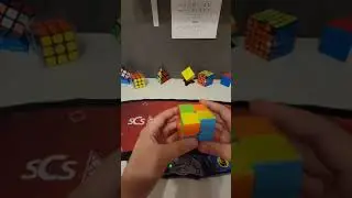 6 second solve on the 2x2 rubik's cube
