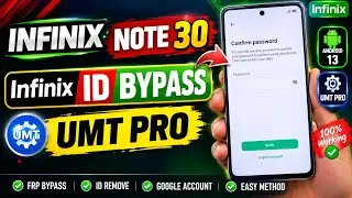 Infinix note 30 x6833b infinix cloud bypass unlock  id bypass with umt pro mtkv2 | 2025 latest way