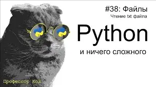 Файлы. Чтение txt файла  | Python для начинающих | Профессор код