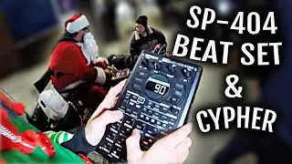 SP-404 BEAT SET & CYPHER/ Live HIP-HOP Christmas/ LOFI BOOM BAP/