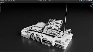 Make a Scifi Radio - Grid Modeler (blender addon)