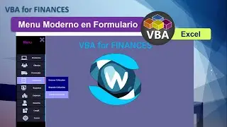 Menu Moderno en Formulario VBA Excel