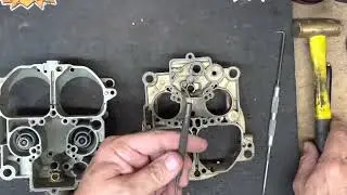 Quadrajet Power main air bleed install