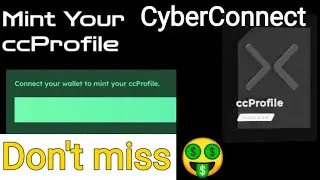 🔥 Cyberconnect CC Profile Airdrop 🔥 || Don't Miss this Airdrop || mota profit || 2023