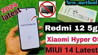 Redmi 12 5G FRP BYPASS - (Without Talkback) 100% Easy💥 Second space not working | Activity luncher ✓