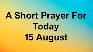 A Short prayer for todayb | Lord our God, we thank you for the trust youhave put into our hearts...