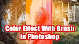 How to Make Color Effect With Brush Tool in Photoshop CC 2020 | THE IMAGING