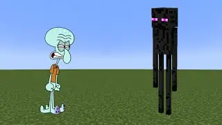 Don't stare at that Enderman Mr. Squidward