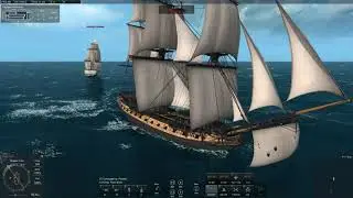 Naval action: Dutch Razee-Frigate ( Indefatigable) vs Pirate ship (Belle Poule)