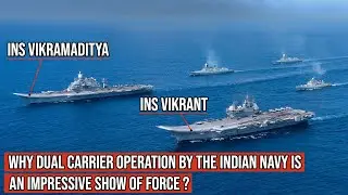 #IndianNavy dual carrier operation -INSVikramaditya & INSVikrant !