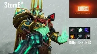 Dota 2 - Jungle with Wraith King And Get A Ez rampage Kills 19 / Deaths 0