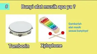 Mengenal alat musik dan bunyinya