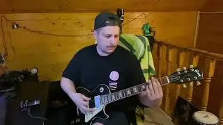 Skillet - Hero (1 take playthrough guitar cover by Alex Stockey)