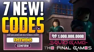 *NEW* ALL WORKING CODES FOR SQUID GAME THE FINAL GAMES 2025! ROBLOX SQUID GAME THE FINAL GAMES CODES