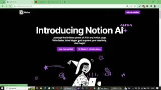 NOTION AI ALPHA- Inteligência Artificial do Notion: Crie textos ilimitados