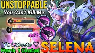 Unstoppable Roamer Selena 4,400+ Matches - Top 1 Global Selena by Yt: Celeste ♡ - Mobile Legends