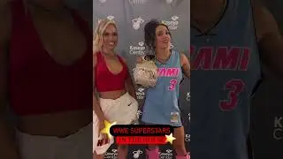 Chelsea Green and Maxxine Dupri at Kaseya Center