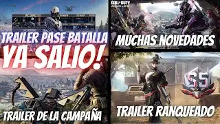 YA SALIO!! TRAILER de CAMPAÑA! TRAILER PASE BATALLA! TRAILER RANQUEADO y mucho más | COD Mobile