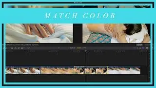 Match Color in Clips From Different Cameras - FCPX Color Correction Tutorial Part Three