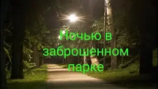 Прогулка по ночному парку.