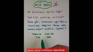 Mutlak Değer Eşitsizlikler #2024 #tytmatematik #kpss