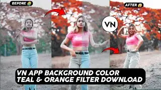 vn video color grading tricks 😱 | video background color change free vn filters download 2024