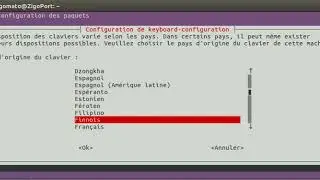 Linux , configuration du clavier en ligne de commande sur Ubuntu