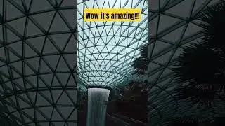 Wow it's Amazing!!!!! #viral #tour #airportview #fountain #falls #waterpark