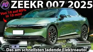 Zeekr 007 2025 - Von 10 auf 80% Laden in 10 Minuten!!!