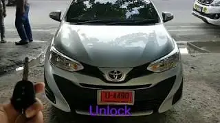 Po-40 : Remote Control Auto Side Mirror : Yaris ATIV Sedan ซีดาน 4 ประตู 2017