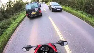 New GoPro Hero 2014 Test: Raw Footage riding a Honda CBR1000RR in the dry
