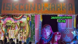 Janmashtami 2025 | Iskcon Temple Dwarka Delhi Vlog |Krishna Janmashtami Dwarka Iskcon