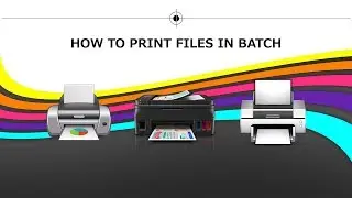 How to print in batch file?