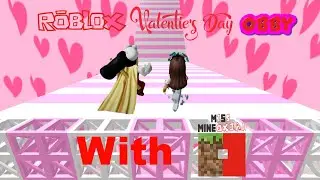 Roblox Valentines Day obby with MissMineoxian