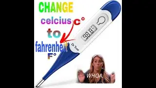How to change Temprature From  Celsius to Fahrenheit in Thermometer