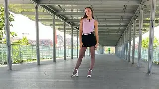 TRY ON HAUL FASHION EDITORIAL: Lingerie, Pantyhose, Stockings,Tights, High Heels,Bodysuit,Mini Skirt