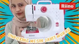 UNBOXING RIINO MESIN JAHIT PORTABLE : MESIN JAHIT BEGINNER FRIENDLY