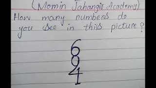 How Many Numbers in this Picture