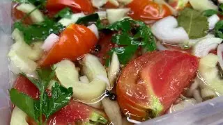 Летние маринованные помидоры! Шикарная закуска!!