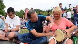World Cup 2018 . Fan zone in Moscow.Brazilian fans..Обучаемся!! Болеем!!! Мир! Дружба! Футбол!