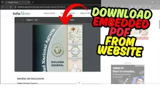 How to Download Embedded PDF from Website Fast!