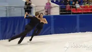 Светлана Лизунова и Александр Вахнов. Контрольные прокаты 2019