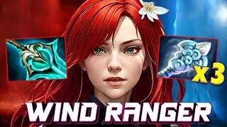 Insane 1900 Movement Speed Goodwin Windranger 39Kills x3 Wind Waker + Disperser Builds Dota 2